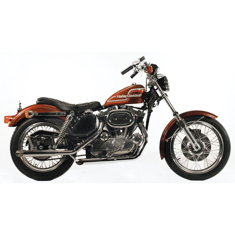Avgassystem Paughco 38" krom XL Sportster 57-85