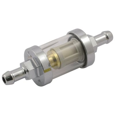 Bränslefilter MCS Clear-view ID 5/16 krom universal