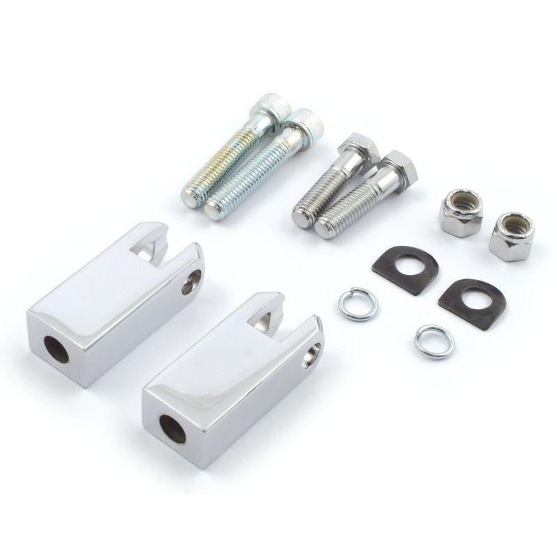 Fästen fotpinne MCS krom XL Sportster 82-03