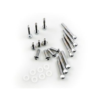 Monteringssats transmissionskåpa Gardner-Westcott krom insex FXR 85-94, FLT 85-98