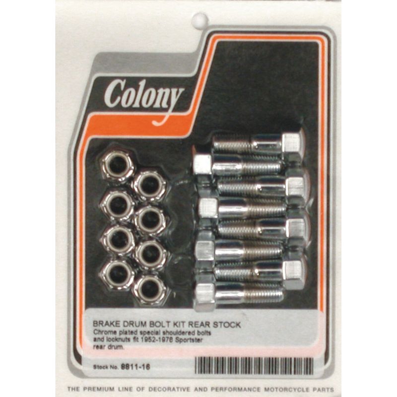 Monteringssats bak Colony K, KH, XL Sportster 52-78 krom