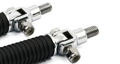 Pinnbultssats passagerarfotpinnar MCS krom Softail 84-99