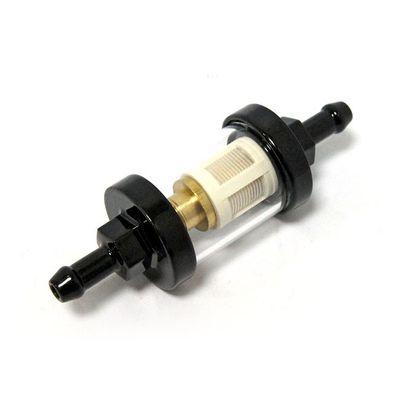 Bränslefilter MCS Clear-view ID 1/4" svart universal