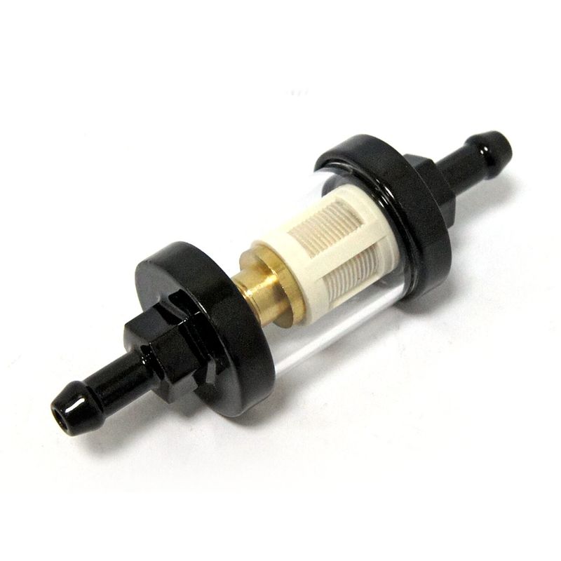 Bränslefilter MCS Clear-view ID 1/4" svart universal