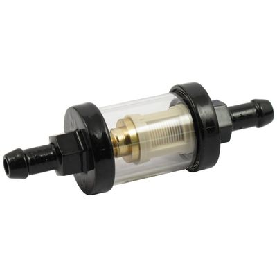 Bränslefilter MCS Clear-view ID 5/16 svart universal