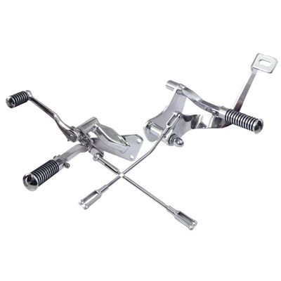 Framflyttade reglage MCS Evo krom 4-speed XL Sportster 86-90