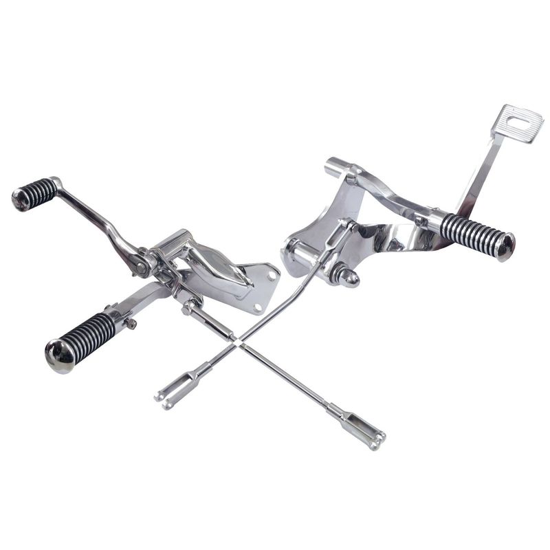 Framflyttade reglage MCS Evo 5-speed XL Sportster 91-03 krom