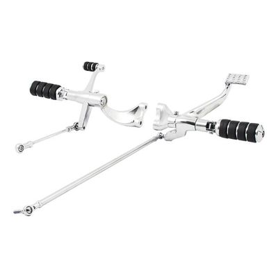 Framflyttade reglage MCS Evo ISO krom XL Sportster with rubber
