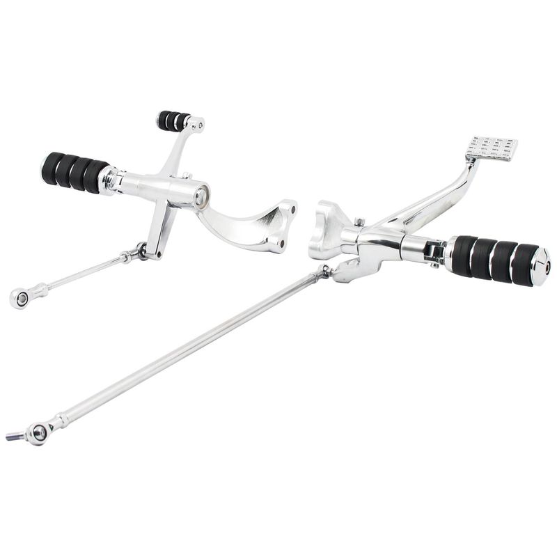 Framflyttade reglage MCS Evo ISO krom XL Sportster with rubber