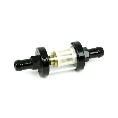 Bränslefilter MCS Clear-view ID 3/8" svart universal