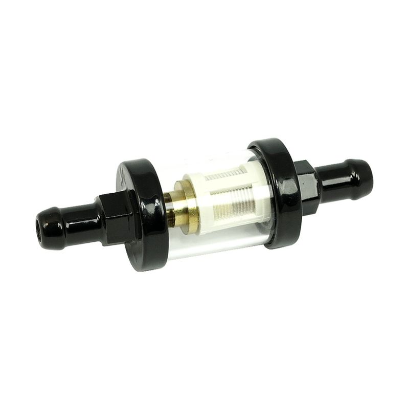 Bränslefilter MCS Clear-view ID 3/8" svart universal