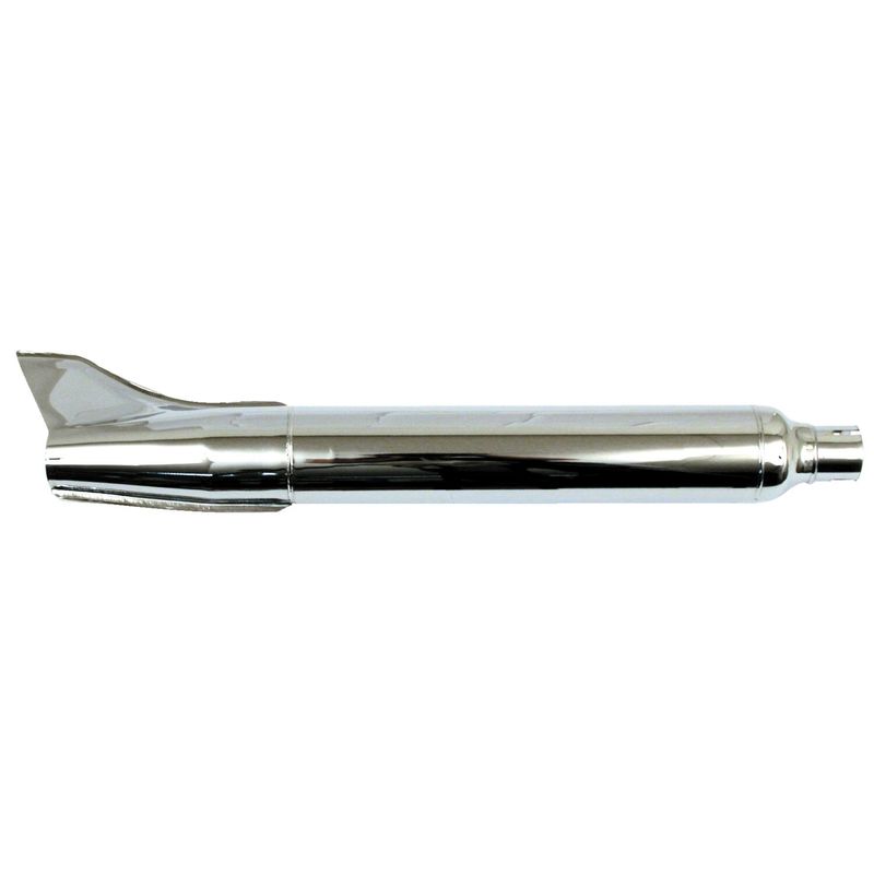 Ljuddämpare MCS Fishtail 28" lång krom FL models 58-66