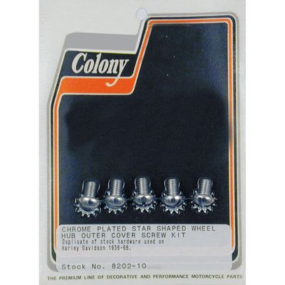 Bricka skruvar Colony Big Twin 36-66 krom
