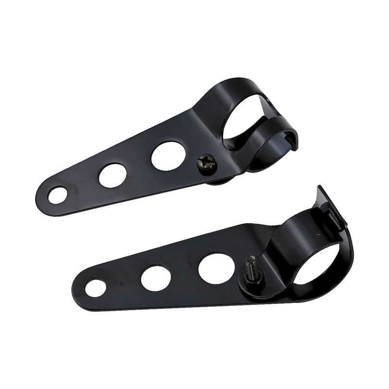 Fäste strålkastare MCS Frisco svart 41mm fork tubes
