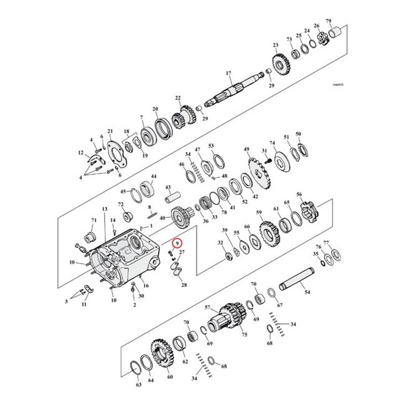 Insexskruv Gardner-Westcott 10/24 3/8 krom (5-pack)