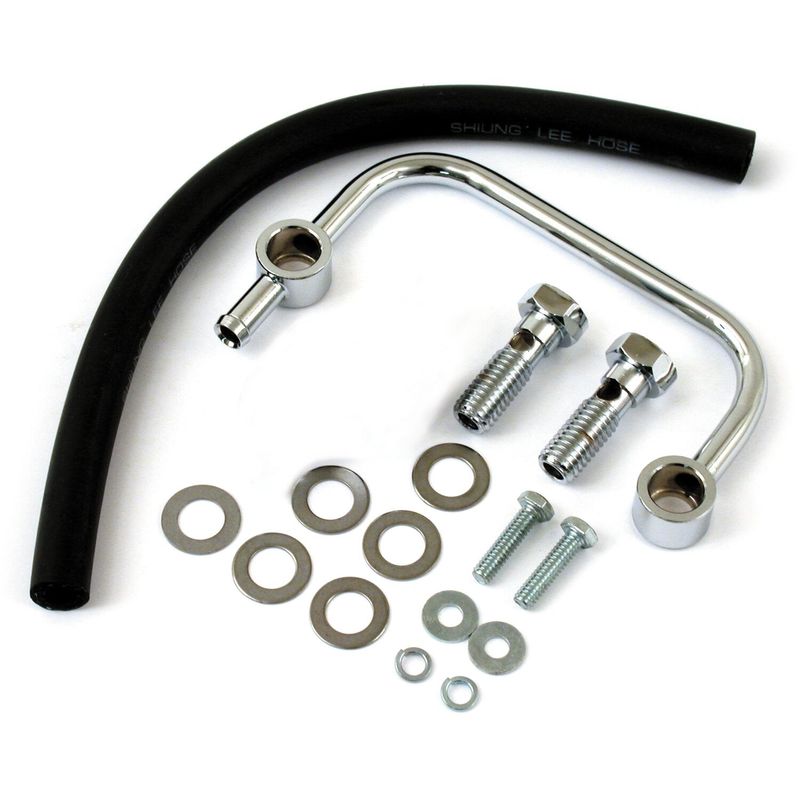Vevhusventilationssats luftfilter MCS krom XL Sportster with aftermarket