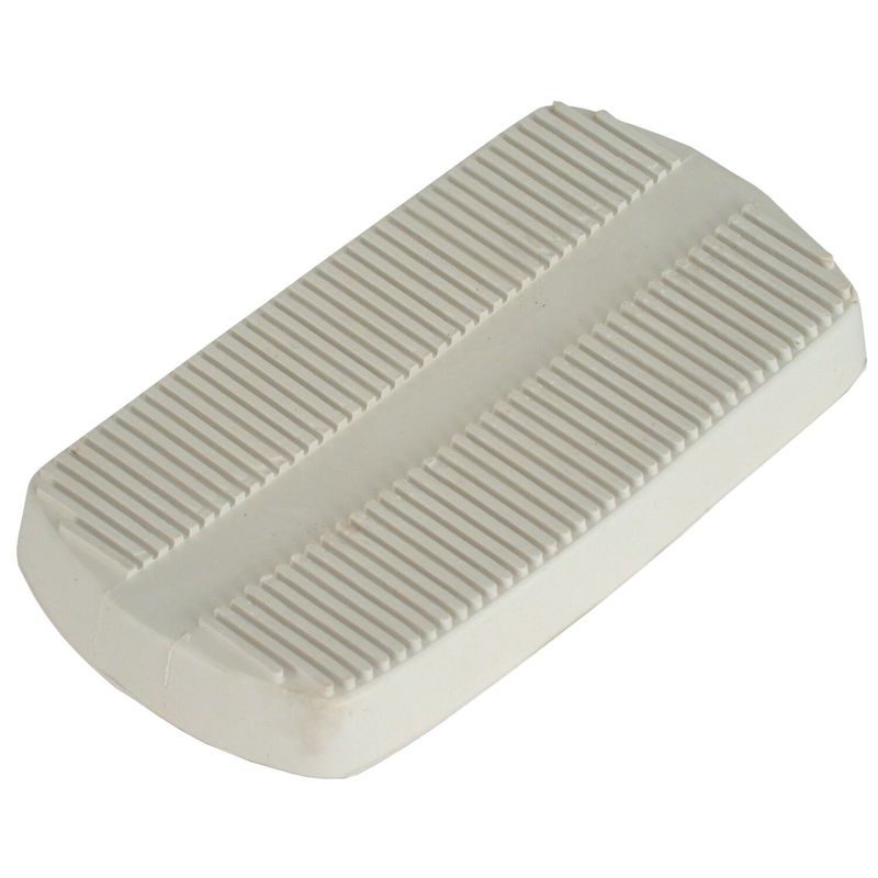 Pedalgummi bromspedal MCS vit FL 67-84