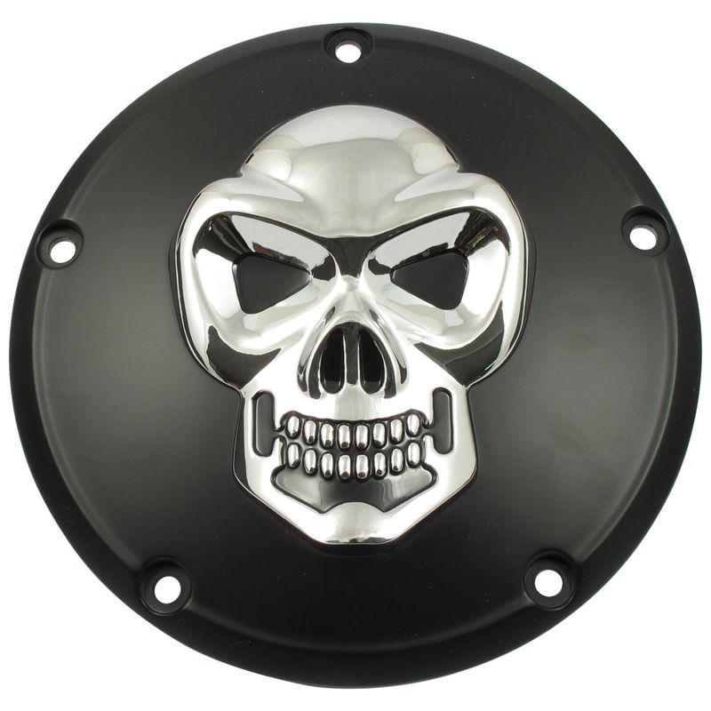 Derbylock MCS 3 svartkrom skalle Big Twin 70-98