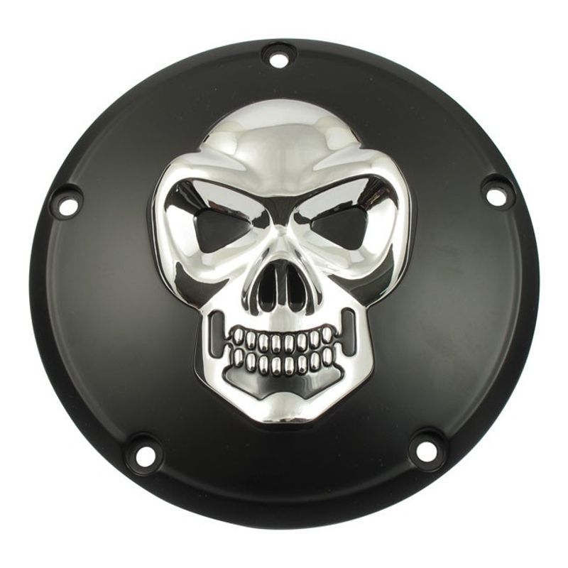 Derbylock MCS 3 svartkrom skalle Big Twin 70-98