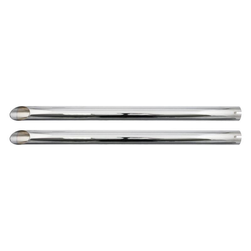 Förlängning avgasrör MCS 30" lång krom (2-pack)