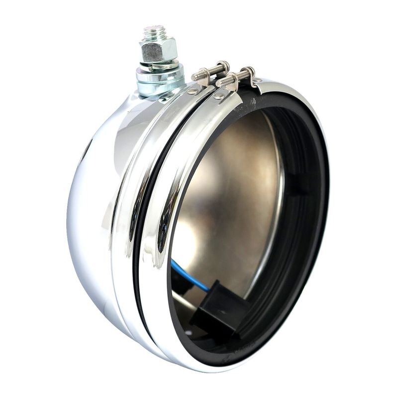 Strålkastare MCS FX FXR 5-3/4" krom FX, FXR, XL Sportster 75-89