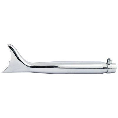 Ljuddämpare MCS Batwing Fishtail 22" lång krom