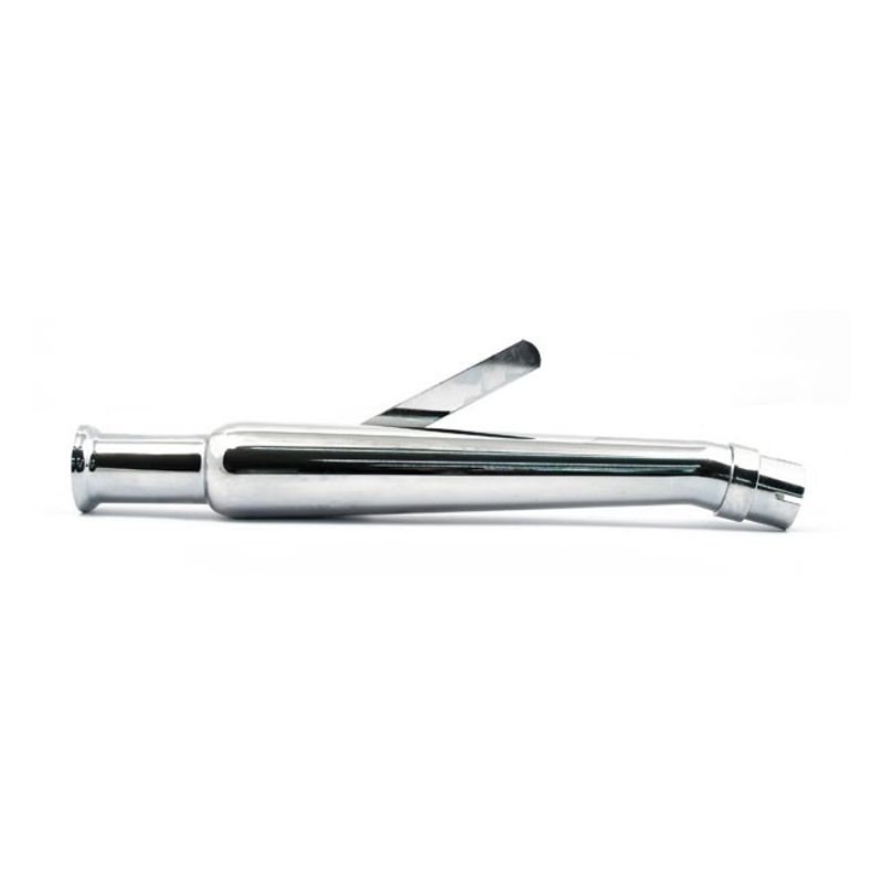 Ljuddämpare MCS Trumpet Upswept vänster universell 20-1/2" 1-3/4" krom