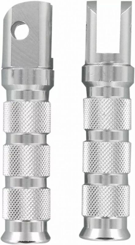 Fotpinnar Emgo Anodized-Aluminum Sportbikes silver Yamaha 89-06