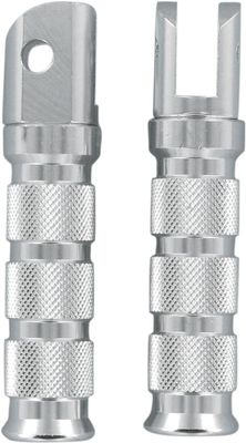 Fotpinnar Emgo Anodized-Aluminum Sportbikes silver Honda 87-07
