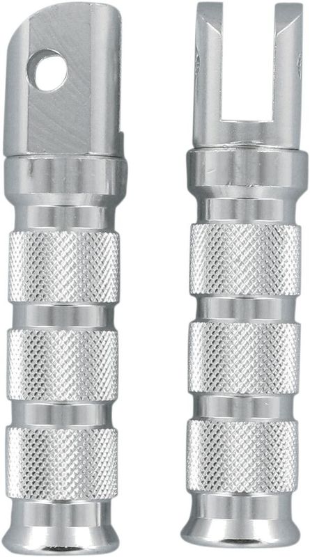 Fotpinnar Emgo Anodized-Aluminum Sportbikes silver Honda 87-07