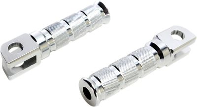 Fotpinnar Emgo Anodized-Aluminum Sportbikes silver Suzuki 92-03