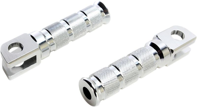 Fotpinnar Emgo Anodized-Aluminum Sportbikes silver Suzuki 92-03