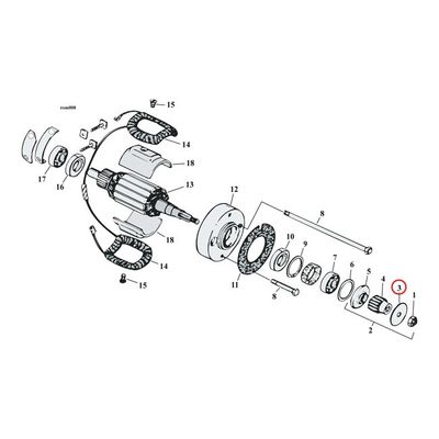 Bricka MCS XL Sportster 63-81 (5-pack)
