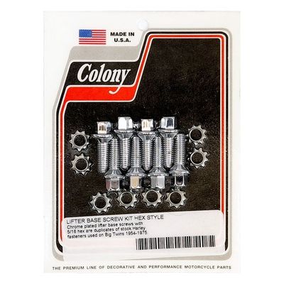 Monteringssats Colony L53-E76 Big Twin krom