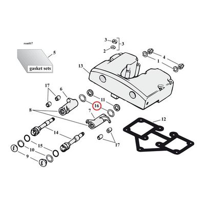 Shimssats vipparm MCS Shovel .007" Shovelhead 66-84 (10-pack)