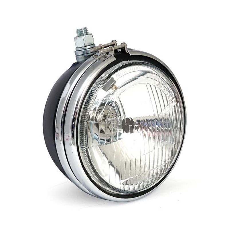 Strålkastare MCS FX FXR 5-3/4" svart FX, FXR, XL Sportster 75-89