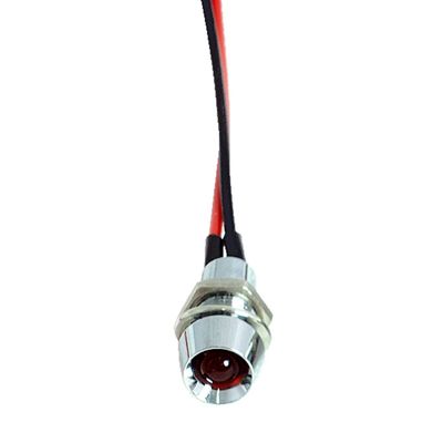 Blinkers MCS 1/4" LED 12V custom applications (4-pack) röd