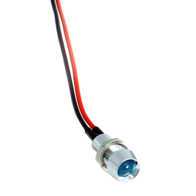 Blinkers MCS 1/4" LED 12V custom applications (4-pack) ljusblå