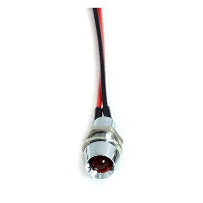 Blinkers MCS 1/4" LED 12V custom applications (4-pack) röd