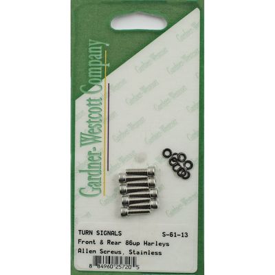 Monteringssats glas Gardner-Westcott GW Various 86-23 rostfri