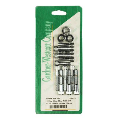 Bultsats Gardner-Westcott GW Allen krom Twin Cam 99-17