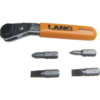 Spärrnyckel bits mini Lang Tools omvänt vinklad universal