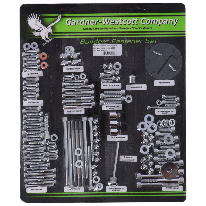 Bultsats Gardner-Westcott byggare insex FXR 91-95, FLT/Touring