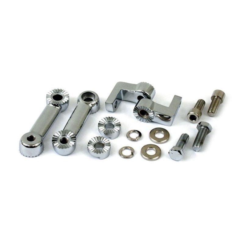 Fotplatta MCS justerbar FXST Softails 84-16