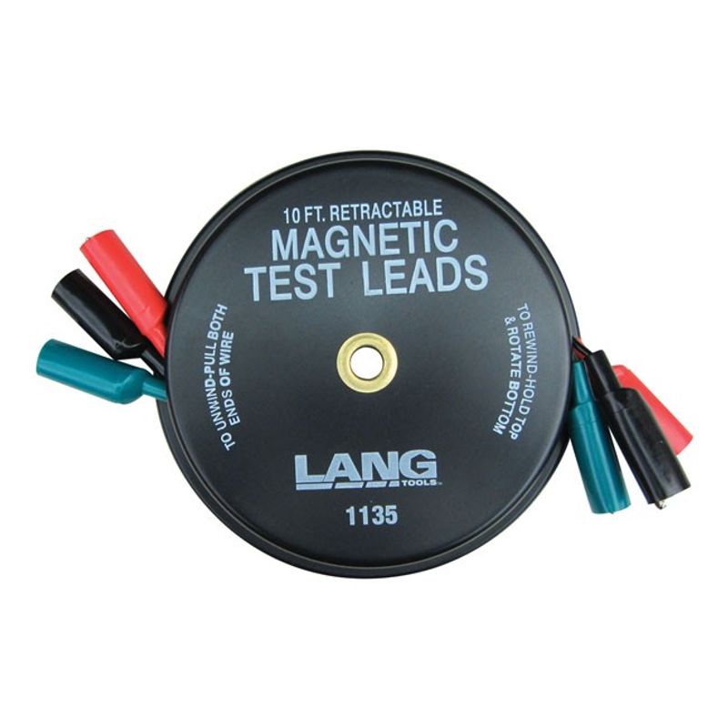 Testkabel utdragbara magnetiska Lang Tools 3 x 10 ft