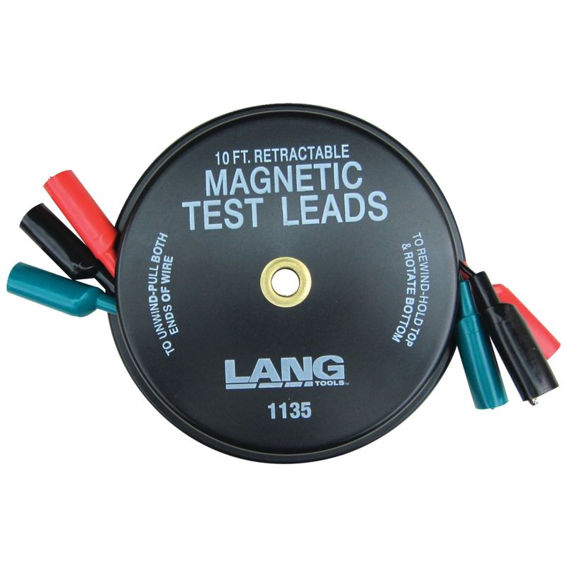 Testkabel utdragbara magnetiska Lang Tools 3 x 10 ft