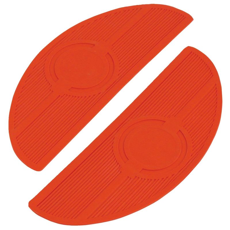 Fotplattsgummi MCS röd oval FL 40-64