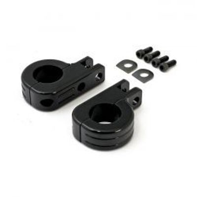 Fästsats fotpinnar störtbåge MCS 1-1/4" 32mm rör svart