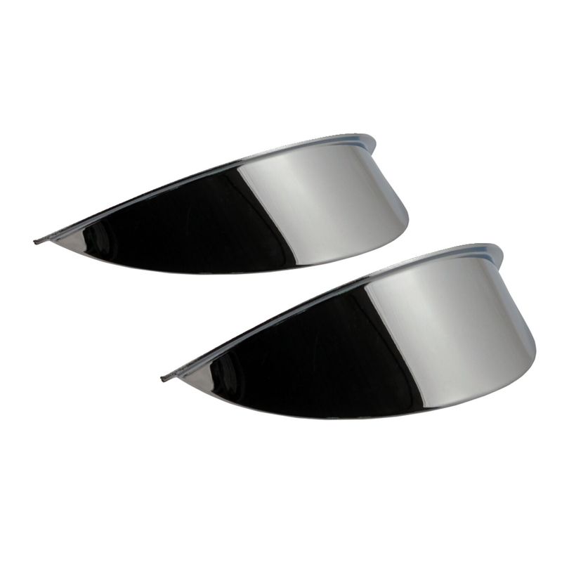 Visir MCS 4-1/2" slät krom Most 41-25 H-D spot