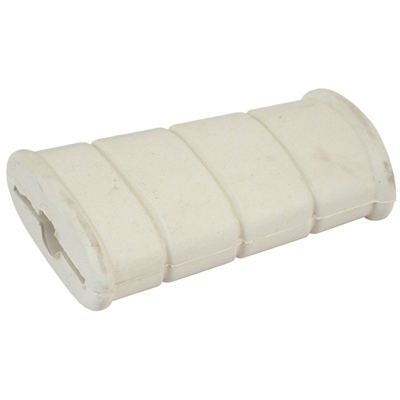 Pedal MCS gummi platt L29-67 FL vit